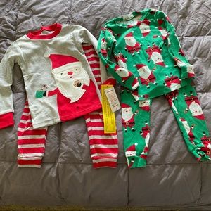 Carter’s JOY Christmas Santa Pajama Sets 2T